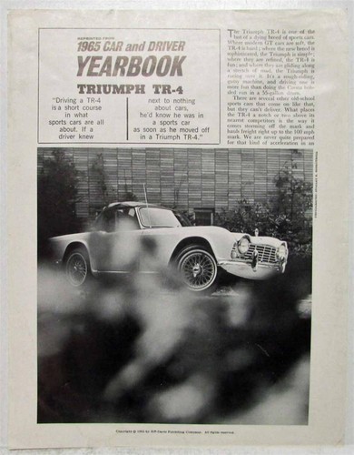 1965 triumph car - 1965, and