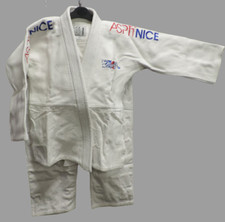 MNM Martial Arts ASPTT Nice Gi Karate Suit White Size 145 SK1 AA 01
