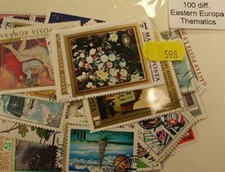 E. Europe 100 Thematic Stamps