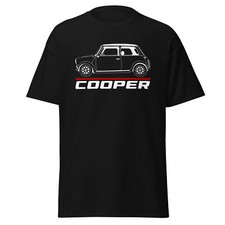 Premium T-Shirt For Mini Cooper Classic Car Fans Birthday Gift