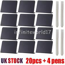 20 Pack Mini Chalkboard Table