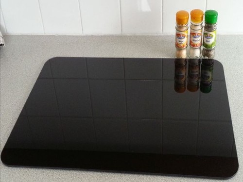 Black smooth flat float - smooth,