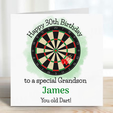 Personalised Darts Birthday