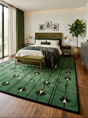 Hand tufted wool rug - hand-tufted, 9×12