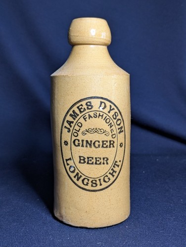 Stoneware ginger beer bottle - ginger,