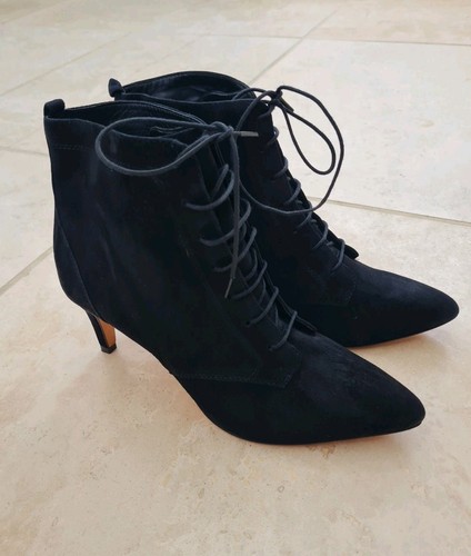 Boden leather suede - boden, black