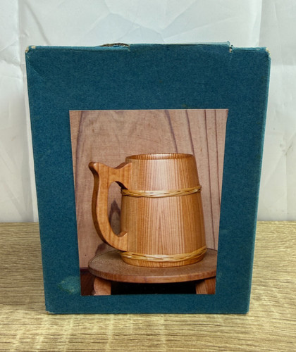 Japanese akita cedar mug - cedar,