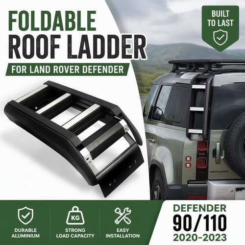 Side folding roof ladder for - side,