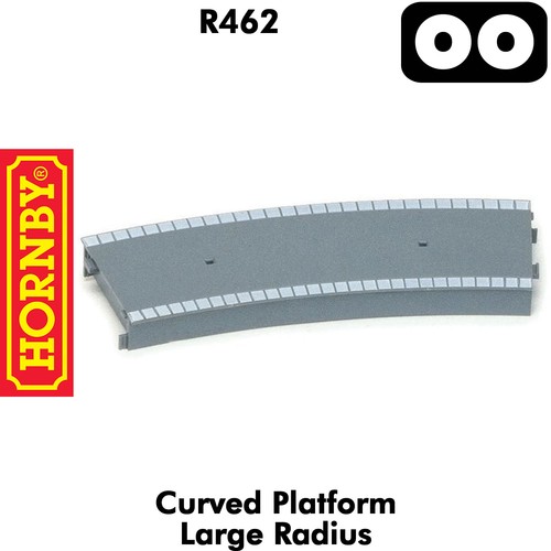 Curved platform large - large, radius