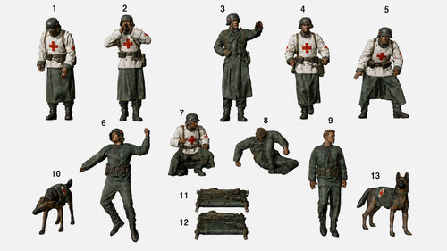 Ww2 german medical x - 1/72,
