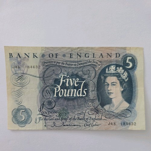 Bank england five pounds - bank,