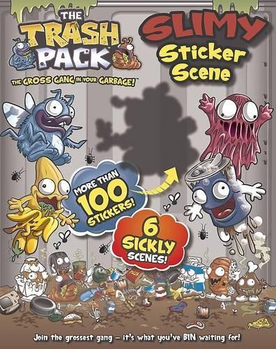 The trash pack slimy sticker - the,
