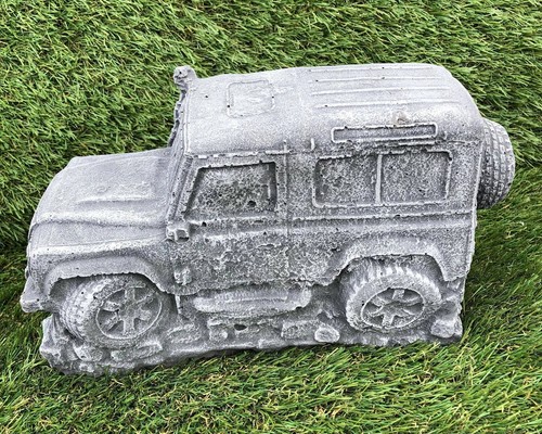 Large concrete jeep defender - jeep,