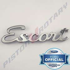 ESCORT Boot Badge , Chrome 