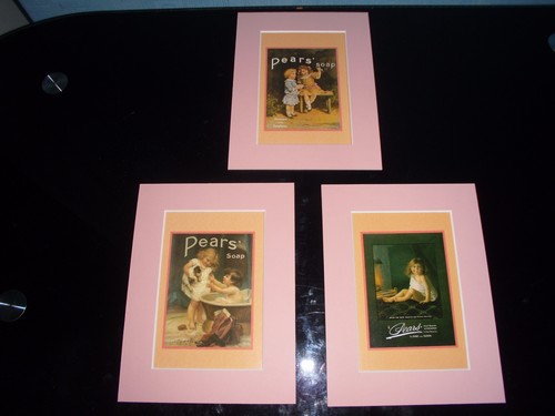 Mounted vintage pears soap - mounted,