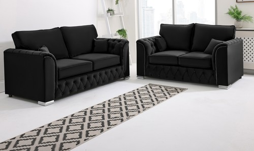 Malibu chesterfield sofa - malibu, 3+2