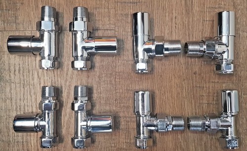 Chrome straight angled - or,