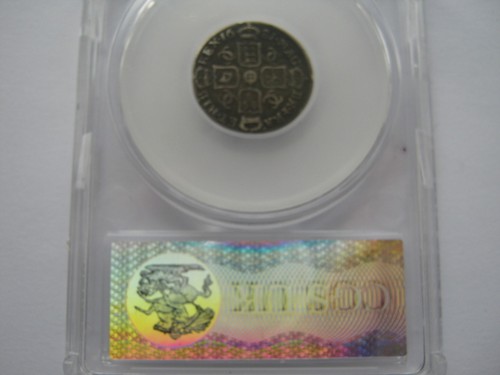 1681 sixpence cgs graded - cgs,