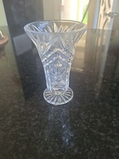 Vintage 4.5" Crystal Glass Bud / Stem Vase