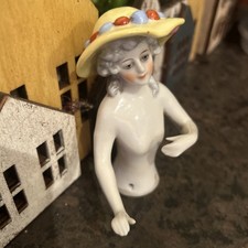 Antique Porcelain Half Doll