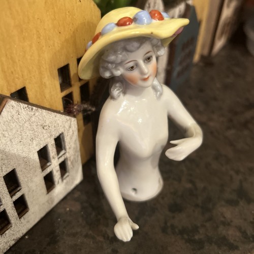 Antique porcelain half - antique, doll