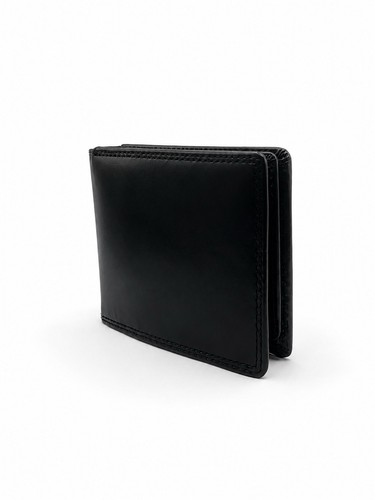 Men black bifold wallet - black,