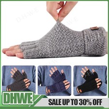 2 Pair Alpaca Wool Fingerless