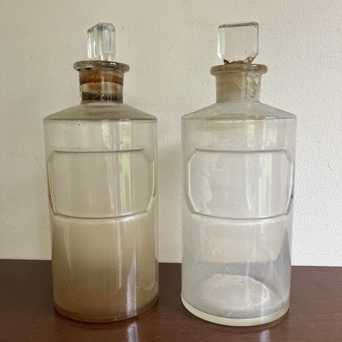 Antique apothecary glass - 2, x