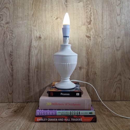 Vintage bhs cream ceramic urn - vintage,