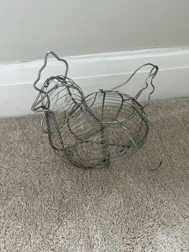 Metal wire chrome chicken - metal/wire, chicken/hen