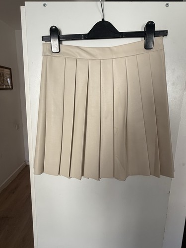 Primark beige pleated faux - pleated,