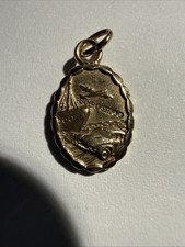 9ct Yellow Gold St. Christopher Pendant
