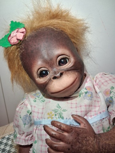 Monkey baby doll - monkey,
