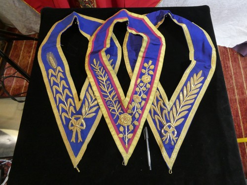 Masonic collars gold bullion - collars,
