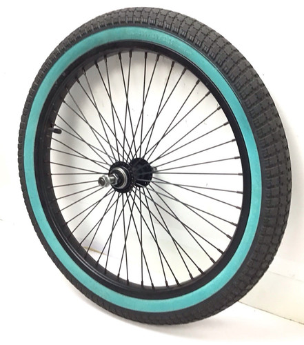 Bicycle front black wheel - 20",