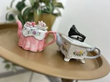 2 sets of South West Ceramic Tea Pot’s  Gramophone and Fine table editions