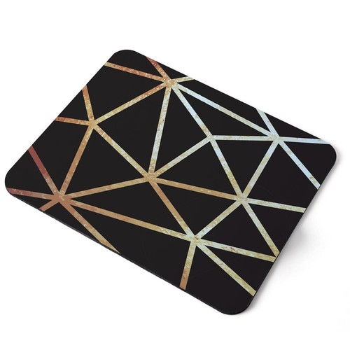 Mouse mat pad black gold - mat, &