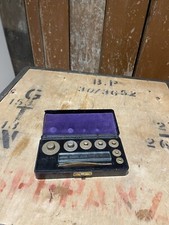 Laboratory Weights Balance Set Cased 1950's
