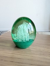 Glass Paperweight Green