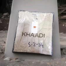 New Branded KHAADI 100% Original Embroidered Kurti Kurta Kameez Pakistani Beige