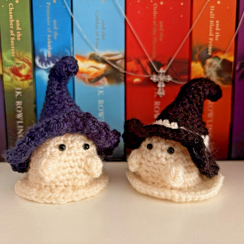 Handmade crochet ghost - handmade,