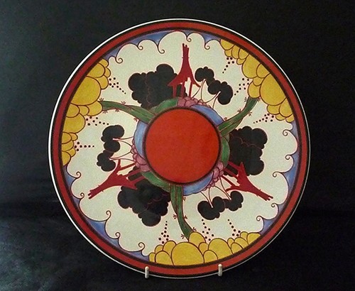 Clarice cliff bizarre huge art - bizarre,