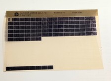 Yamaha XS 750 1T5 1978 Original Spare Parts List Microfiche.