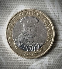1914-1918 The First World War Lord Kitchener £2 Pound Coin 2014