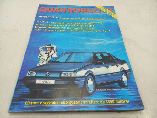 Quattroruote april 1988 390 - quattroruote, n.390