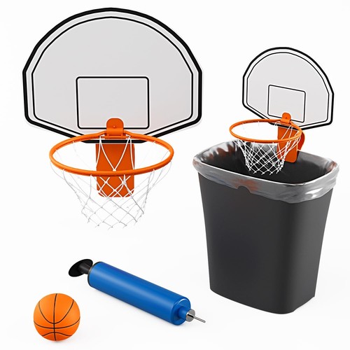 Mini basketball hoop trash can - hoop,