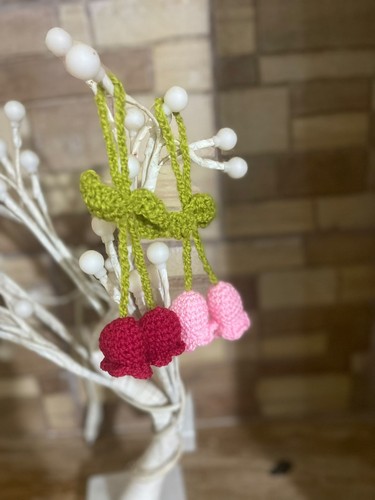 Handmade crochet rose flowers - handmade,