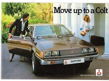 Mitsubishi Colt Sapporo Sigma Celeste Lancer 1400 1980-81 UK Market Brochure