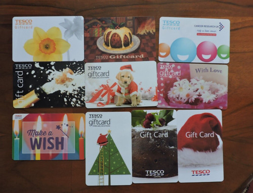 Tesco gift cards - 10,