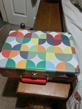 retro style suitcase Portable